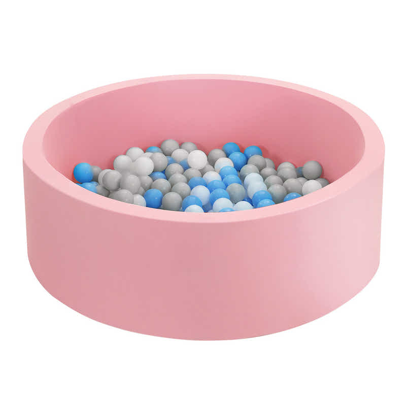 DS NA Kids Ball Pit 90x30cm Ocean Foam Play Pool Barrier Toys Children Pink