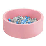 DS NA Kids Ball Pit 90x30cm Ocean Foam Play Pool Barrier Toys Children Pink