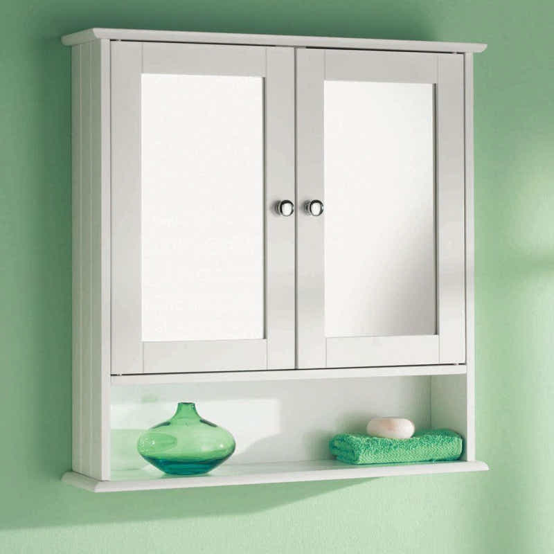 DS Bathroom Wall-Mounted Cabinet with Mirror