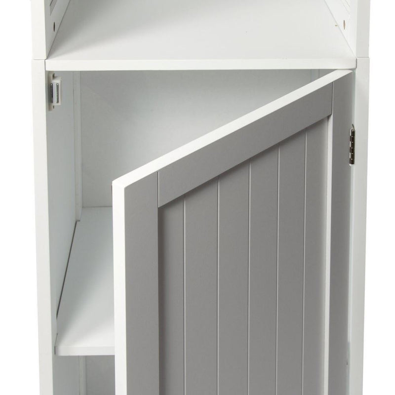 Bathroom Tower Cabinet - White