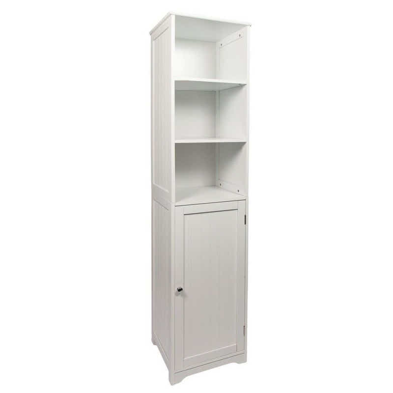 DS Bathroom Tower Cabinet - White