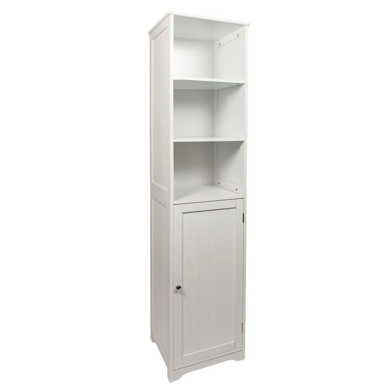 Bathroom Tower Cabinet - White