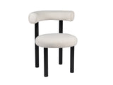 Dining Chair Fabric White