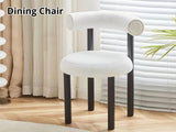 Dining Chair Fabric White
