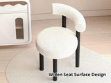 Dining Chair Fabric White