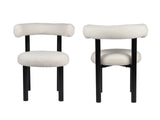 Dining Chair Fabric White