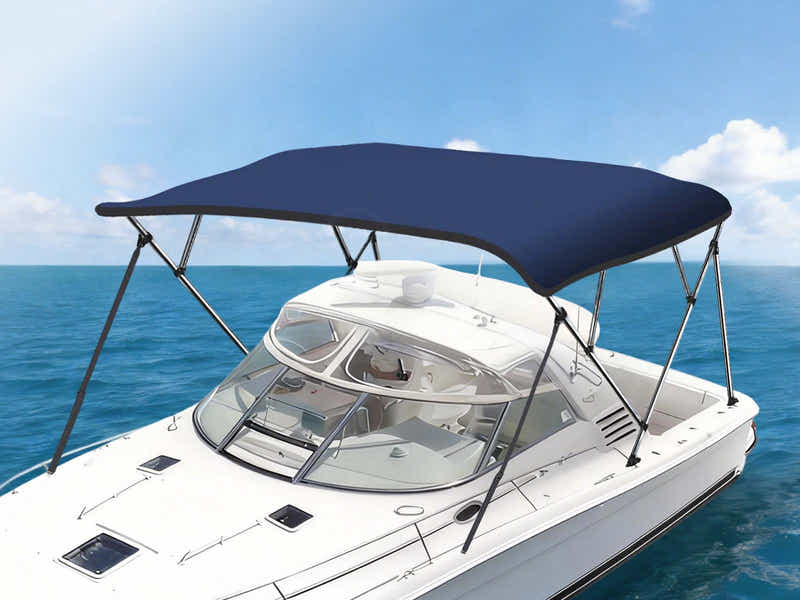 4 Bow Boat Bimini Top 1.7–1.9m – Navy