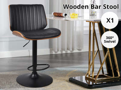 Barcelona Mid-Back Adjustable Bar Stool