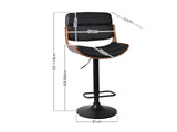 DS Rocket Mid-Back Adjustable Barstool
