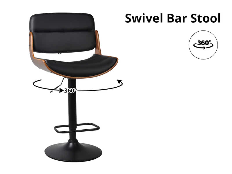 Rocket Mid-Back Adjustable Bar Stool