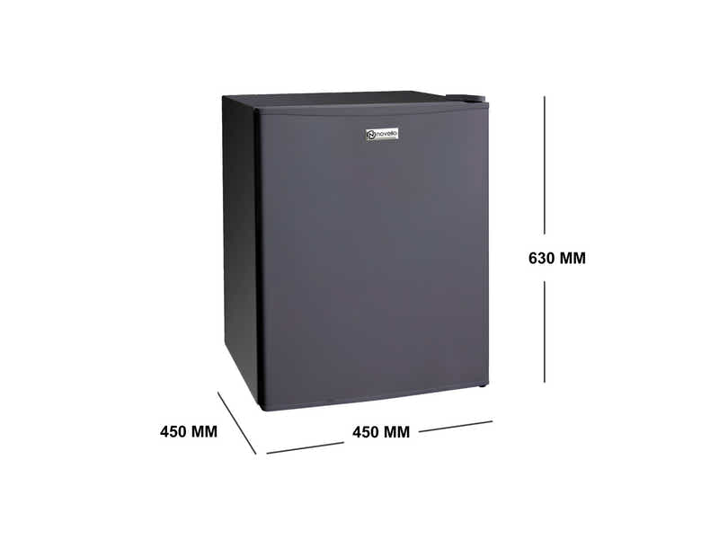 Novello Bar Fridge Black - L/58L
