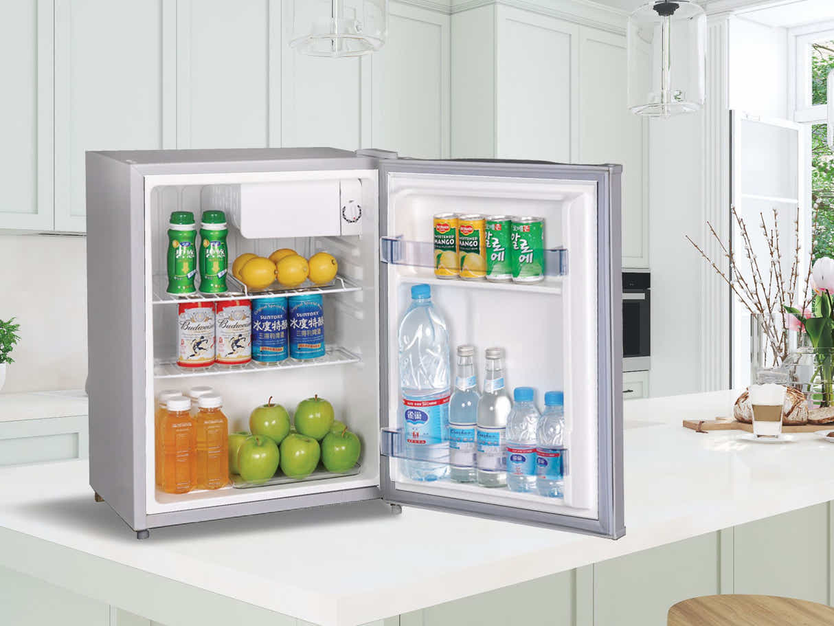 Novello Bar Fridge Grey - L/58L
