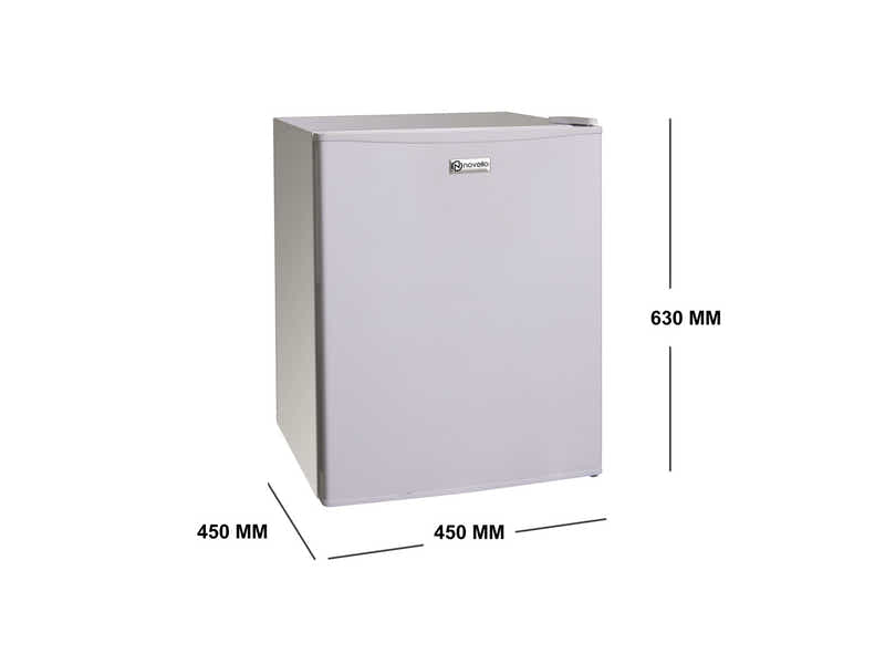 Novello Bar Fridge Grey - L/58L