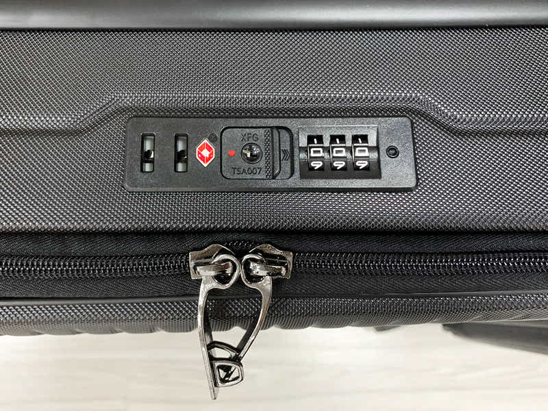 Luggage Set 3pcs front open black