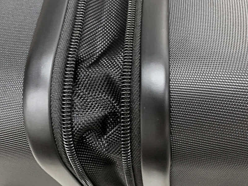 Luggage Set 3pcs front open black