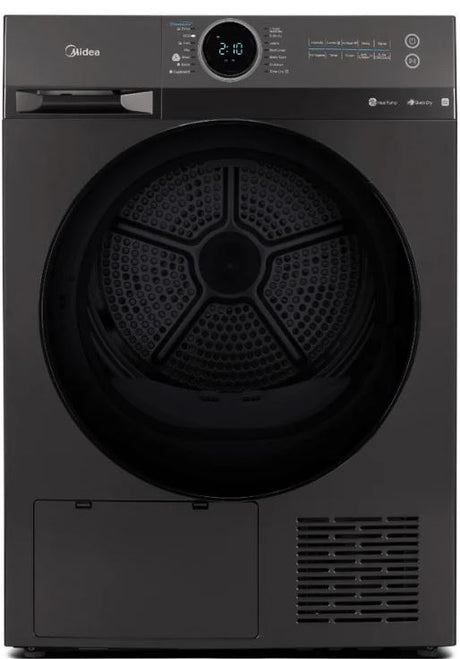 T Midea 9KG Heat Pump Tumble Dryer - Smart Control - Black Color