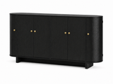 Black Buffet Cabinet - 160 cm