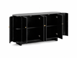 Black Buffet Cabinet - 160 cm