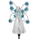 DS BS Solar Angel Garden Stake Lights-Blue