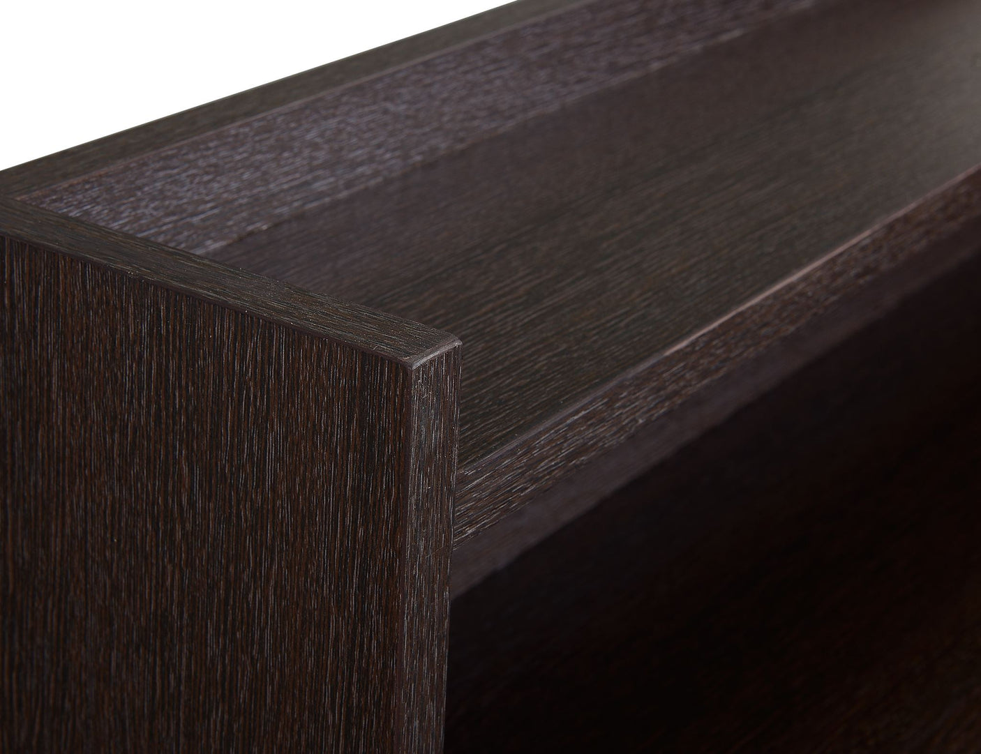 Metal Desk with Shelf Walnut