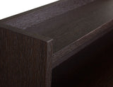 Metal Desk with Shelf Walnut