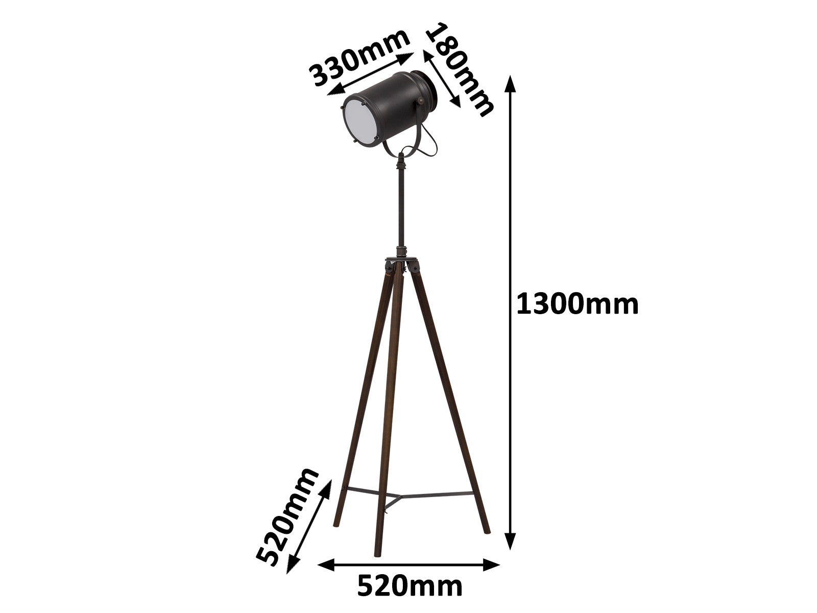 Flack Tripod Floor Lamp