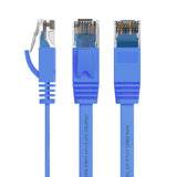 DS PB Cruxtec 10m Cat6 Flat Ethernet Cable -  Blue Color