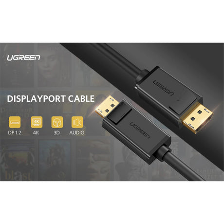 DS PB UG-10245 3D 4K 60Hz UHD DisplayPort Male to Male Gold-Plated Cable
