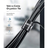 DS PB UGREEN Velcro Straps Cable Organizer 5m (Black)