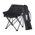 DS NA Weisshorn Folding Camping Chair Portable Seat Weight Capacity 120KG Black