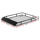 Giantz Universal Car Roof Rack Basket Luggage Vehicle Cargo Carrier 123cm
