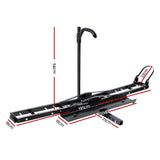 Giantz Motorcycle Motorbike Carrier Rack Ramp 2"Towbar Adjustable Height Black