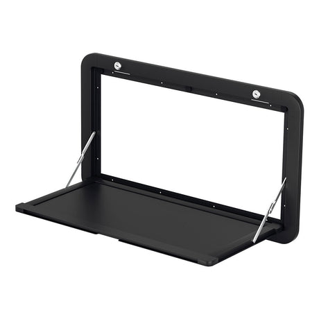 DS NA Weisshorn Caravan Table 800 x 450mm Folding Lockable Black