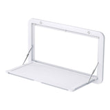 DS NA Weisshorn Caravan Table 800 x 450mm Folding Lockable White