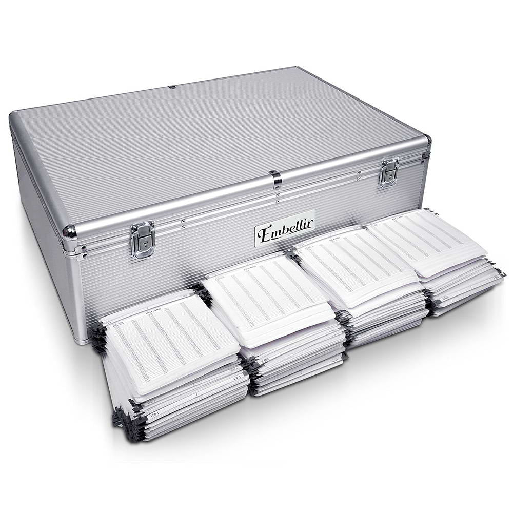 DS NA Embellir CD Case Storage Box 1000 Discs Aluminium Case DVD Folders