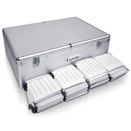 DS NA Embellir CD Case Storage Box 1000 Discs Aluminium Case DVD Folders