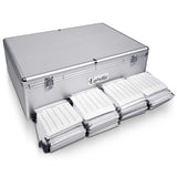 DS NA Embellir CD Case Storage Box 1000 Discs Aluminium Case DVD Folders