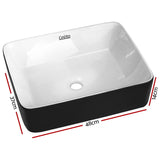 DS NA Cefito Bathroom Basin Ceramic Vanity Sink Hand Wash Bowl 48x37cm