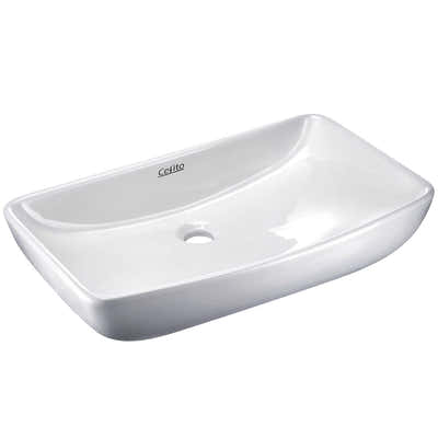 DS NA Cefito Bathroom Basin Ceramic Vanity Sink Hand Wash Bowl 60x38cm