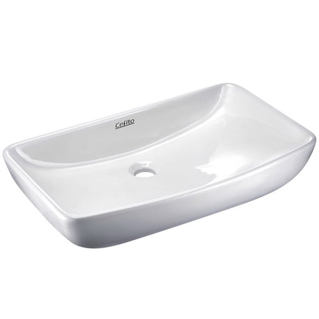DS NA Cefito Bathroom Basin Ceramic Vanity Sink Hand Wash Bowl 60x38cm