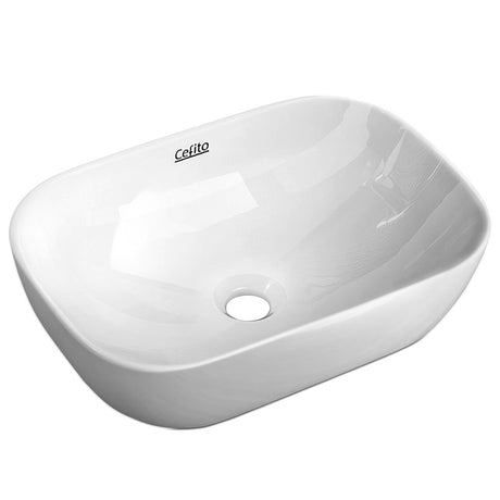 DS NA Cefito Bathroom Basin Ceramic Vanity Sink Hand Wash Bowl 46x33cm