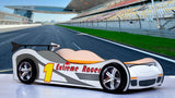 Extreme Racing Car Bed White
