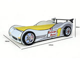 Extreme Racing Car Bed White