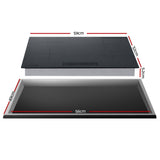 DS NA Devanti Electric Ceramic Cooktop 60cm Touch Control Grey