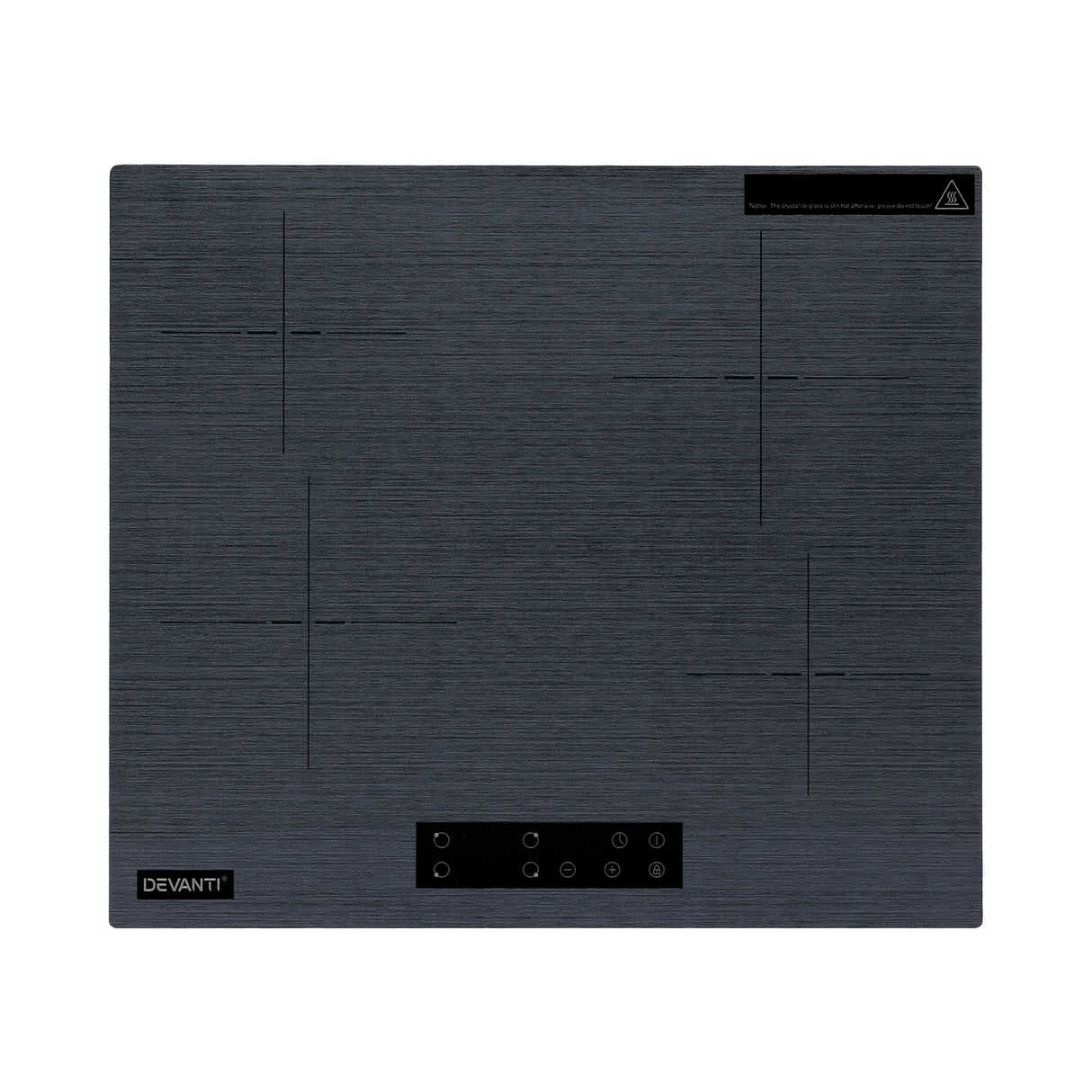 DS NA Devanti Electric Ceramic Cooktop 60cm Touch Control Grey