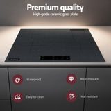DS NA Devanti Electric Ceramic Cooktop 60cm Touch Control Grey