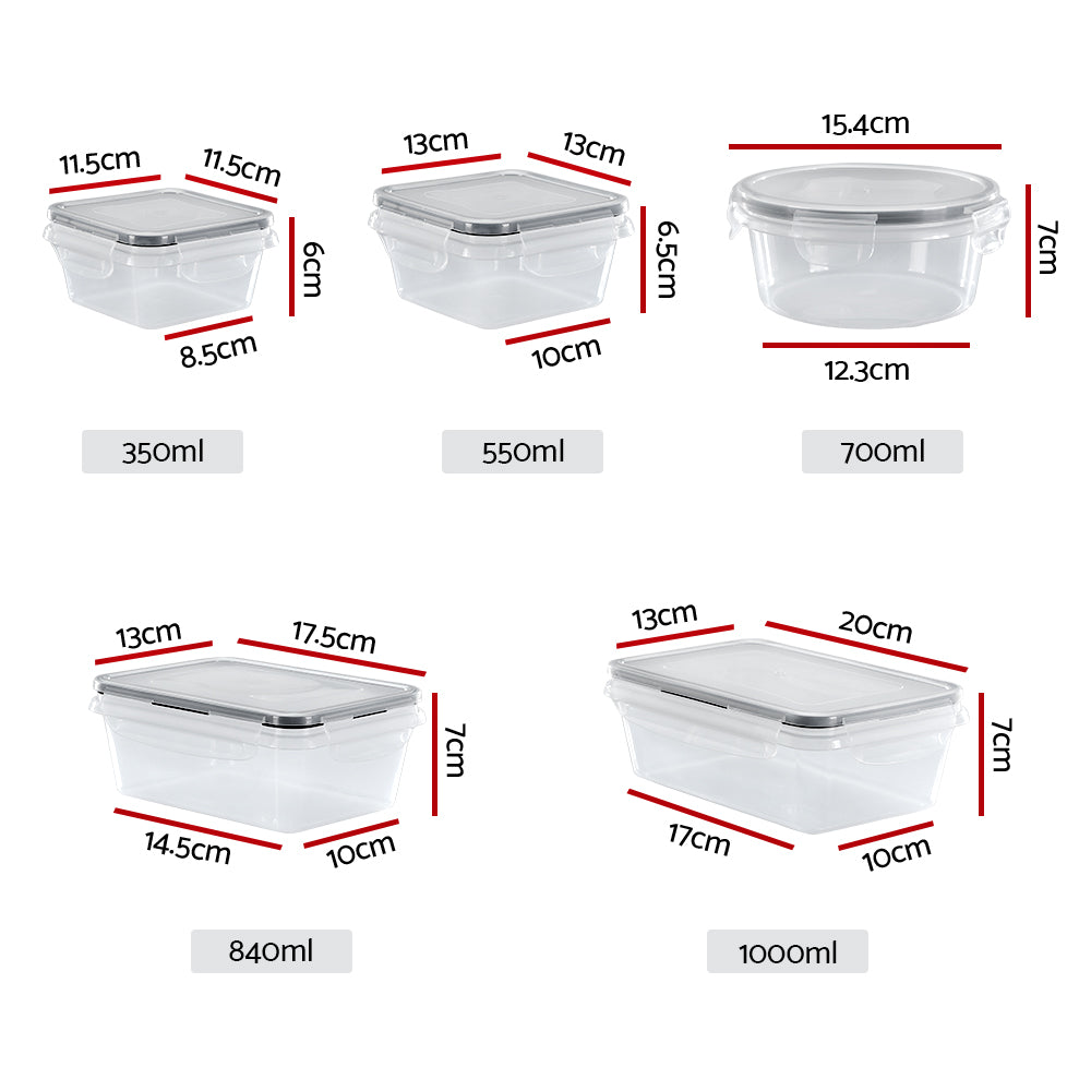 DS NA 5-Star Chef Cereal Dispenser Food Storage Container 16PCS