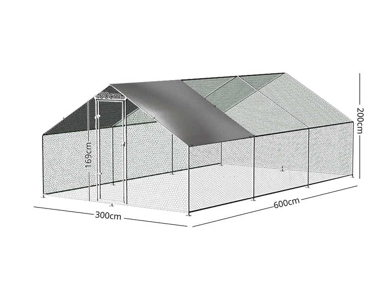 Chicken coop 25mm 3x6x2m