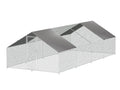 25mm Steel Chicken Coop - 3m x 8m x 2m