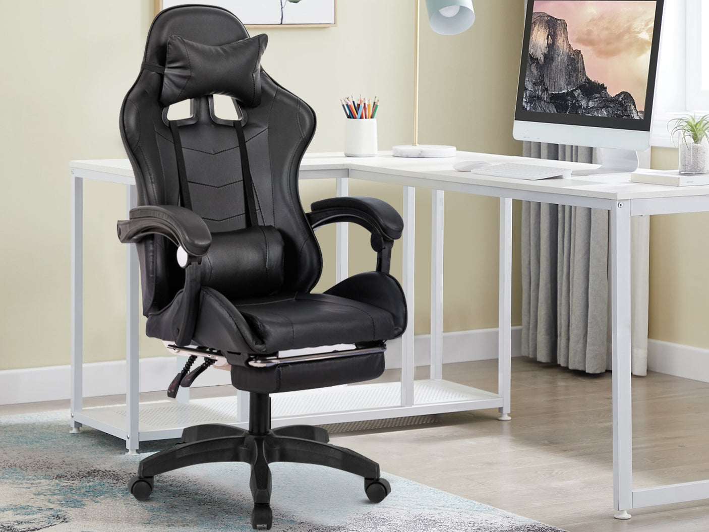 DS Chano Deluxe Gaming Chair PU Black